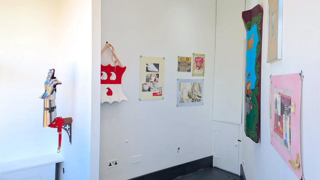 Maud Whatley and Jack Coulson, Thes peces wer made by me, exhibition view. Courtesy of Liminal Gallery