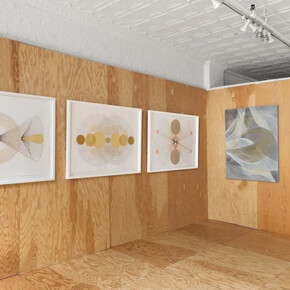 Laura Naples and Katrine Hildebrandt-Hussey, Passing through, exhibition view. Courtesy of Uprise Art