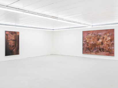 George Rouy, Reprise, exhibition view. Courtesy of Hannah Barry Gallery