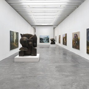 Devon DeJardin, Of dust and breath, exhibition view. Courtesy of Ross + Kramer Gallery