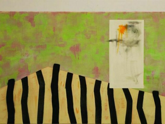 Cara Nahaul, Margins of Error, oil on canvas, 2013