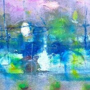 Leonardo Pecoraro, tecnica mista su tela, 2013, 30 x 30 cm