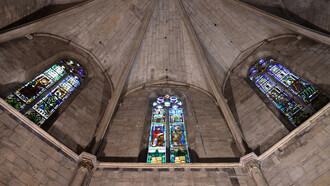 Vitrales de la basílica de los santos Justo y Pastor, Barcelona