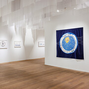 Britta Marakatt-Labba, Where each stitch breathes, exhibition view. Courtesy of Moderna Museet