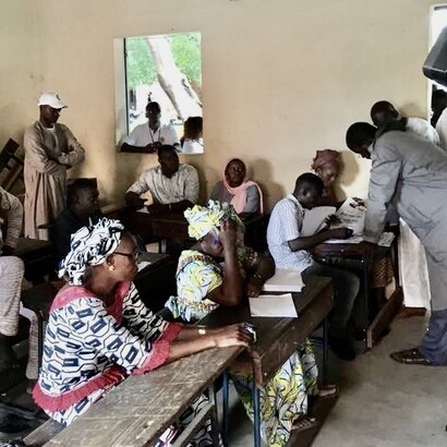 Bureau de vote à Bamako, le 29 juillet 2018