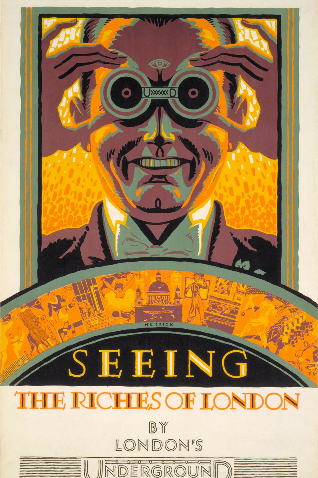 Re-imagining historical posters. Courtesy of London Transport Museum