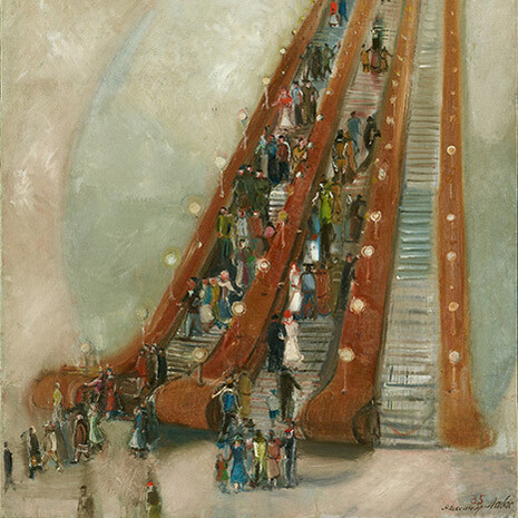 Moscow through the ages. Courtesy of Tretyakov Gallery