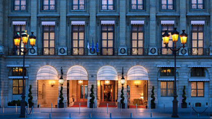 The Ritz Paris facade