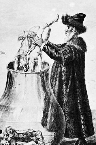 Miniatura de un manuscrito del siglo XVI hallado en Dresden, Alemania