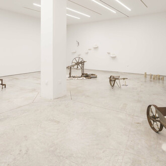 Marina González Guerreiro, The wait, the flow, the measure, exhibition view. Courtesy of Rosa Santos Gallery