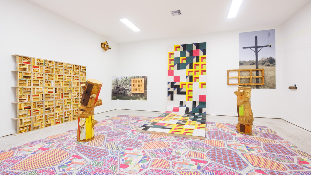 Philip Lique, All paths lead home, exhibition view. Courtesy of Emerson Dorsch Gallery