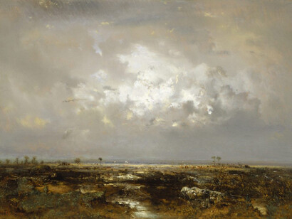 A Swamp in the Landes
after 1844

Theodore Rousseau

Oil on panel

16 7/16 x 22 5/16 in.

The Walters Art Museum, 37.991