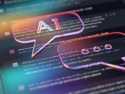 AI chatbot, a digital concept showcasing artificial intelligence technology and its role in modern communication