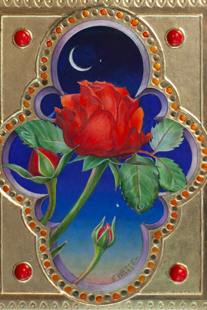 Fred Wessel, Autumn's last rose, 2023. Courtesy of Gallery 1261