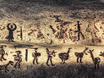 The walls of Magura Cave in Bulgaria are adorned with cave paintings from the Epipaleolithic, late Neolithic, Eneolithic, and early Bronze Age, with estimates placing their creation between 10,000 and 8,000 years ago. These drawings illustrate key events from the society that inhabited the cave during that time