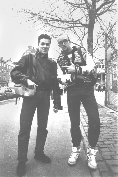 Piergiorgio Castellani e Keith Haring