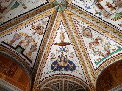 Studiolo, Autori vari, 1550 - 1580 ca., Museo della Certosa di Pavia, Italia