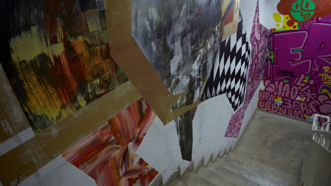 Molotow, Urban steps, exhibition view. Courtesy of National Museum of Contemporary Art