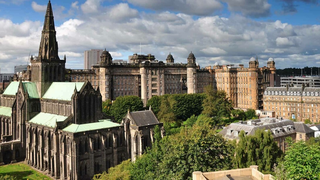 A mesmerizing view of Glasgow the largest city in Scotland