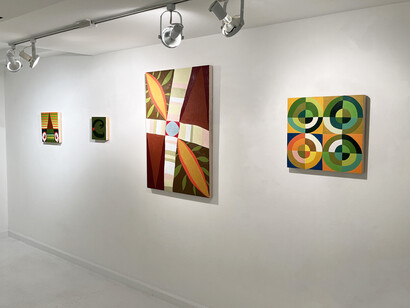Andrew Hildenbrand and Carlos Puyol, Polyrhythm, 2023, installation view. Courtesy of Susan Eley Fine Art