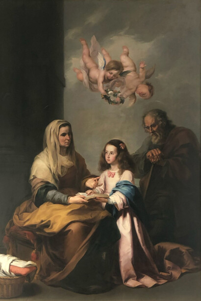 La educación de la Virgen, s. XIX, Colección Permanente del Museo Diocesano de Arte Sacro de Orihuela