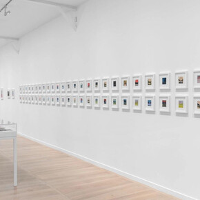 Frank Walter, Moon voyage, vue d'exposition. Avec l'aimable autorisation de la galerie David Zwirner