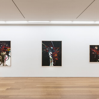 View of Georges Mathieu's solo exhibition at Perrotin Hong Kong, 2019
Photo: Ringo Cheung
© Georges Mathieu / ADAGP, Paris, 2019 Courtesy of the artist & Perrotin