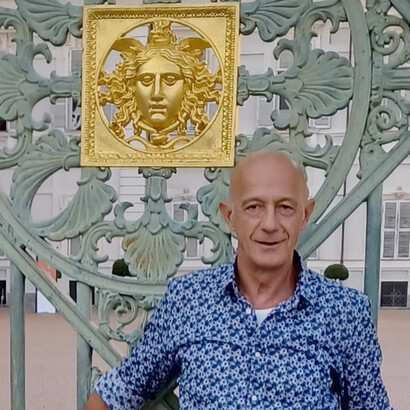 Marco Capello, in Piazza Castello a Torino