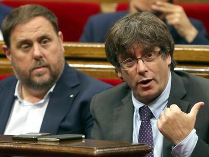 Junqueras y Puigdemont