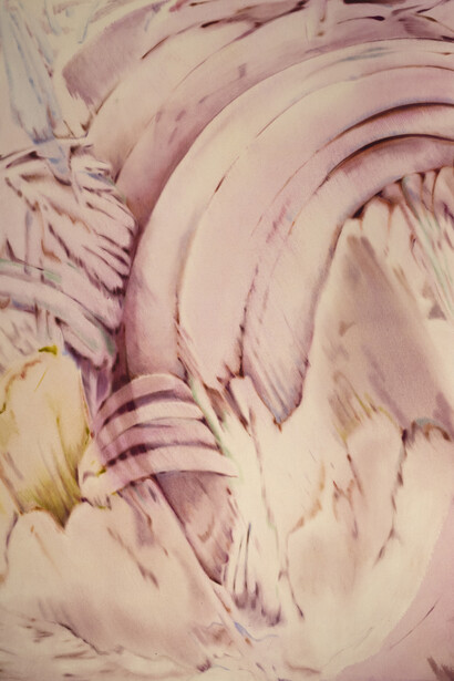 Alexia Vogel, A Pinkish Light, oil on canvas, 129x179 cm. Courtesy of the Barnard Gallery