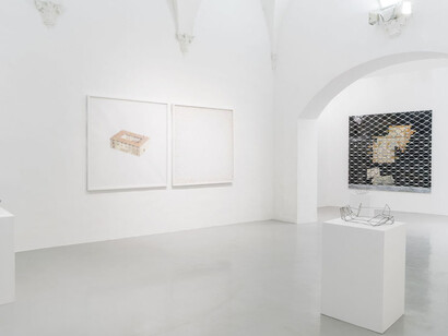 Jorge Macchi - Suspension Points installation view Galleria Continua, San Gimignano. Photo Ela Bialkowska, OKNO Studio