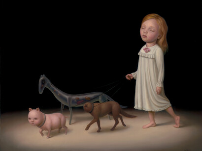 Procession 30 x 91 cm - 12 x 36 in
Oil on canvas 2015