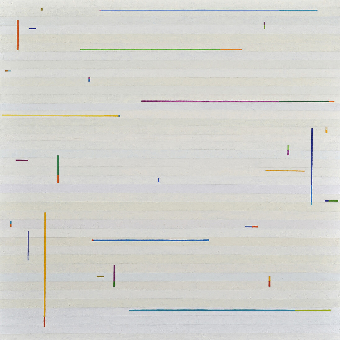 Gonçalo Ivo, Floraison, 1,0 x 1,0m, 2014, huile sur toile, Courtesy Galerie Boulakia