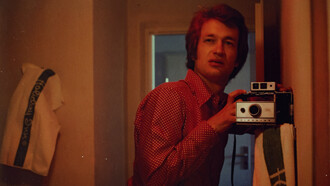 Wim Wenders, Selfportrait,1975. © Wim Wenders. Courtesy Wim Wenders Foundation