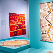 Australian art, exhibition view. Courtesy of Wereldmuseum Leiden