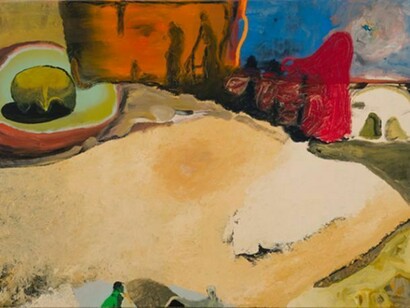 Jorge Queiroz, Irrational Man, 2013, Oil and acrylic on canvas, 90 x 124 cm, 35 1/2 x 48 3/4 in