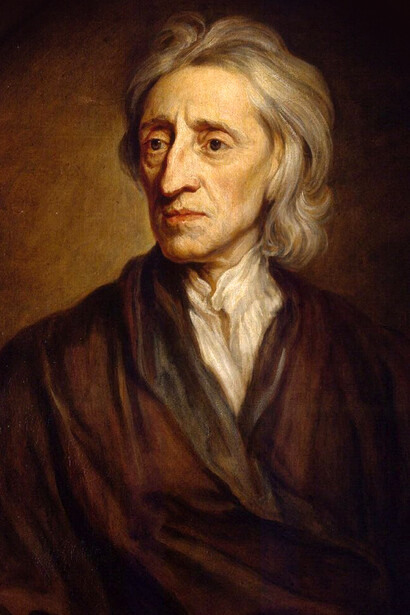Sir Godfrey Kneller; Retrato de John Locke, Museo Hermitage, San Petersburgo