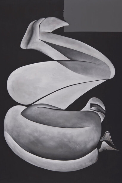 Safwan Dahoul, Dream 81, 2014, acrylic on canvas, 200 x 180 cm