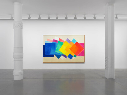 Heinz Mack, From Zero until today, exhibition view. Courtesy of Almine Rech