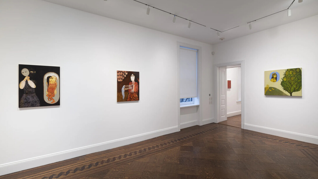 Samira Abbassy, Psychic intrusion, exhibition view. Courtesy of Richard Saltoun Gallery