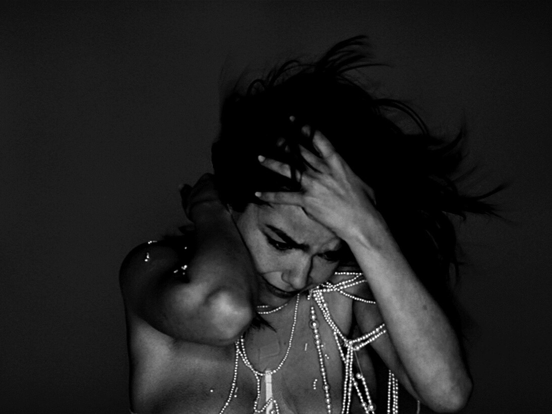 Björk, Still from ‘Pagan Poetry’ directed by Nick Knight 1993. Credit: Courtesy Wellhart Ltd & One Little Indian.