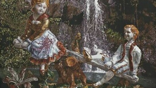 Mathew Weir, Gathering Evidence, 2012, Oil on canvas mounted on board, 60.5 x 45.5 cm