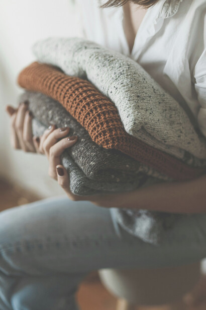 Ropas limpias y cuidadosamente dobladas. Aprender a lidiar con la soledad nos permitirá ser felices con nosotros mismos