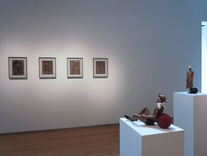 Nicolas Africano, Boy, exhibition view. Courtesy of the Nancy Hoffman Gallery