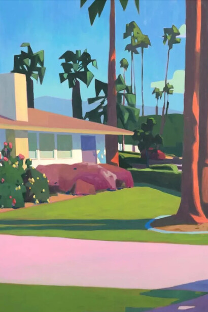 Timm Blandin, Maison de Palm Srpings. Courtesy of Galerie Sept