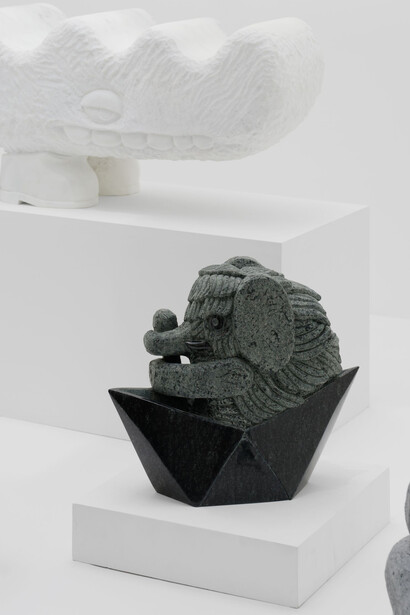 Stefan Rinck, Paddling between two realities, exhibition view. Courtesy of Semiose Gallery