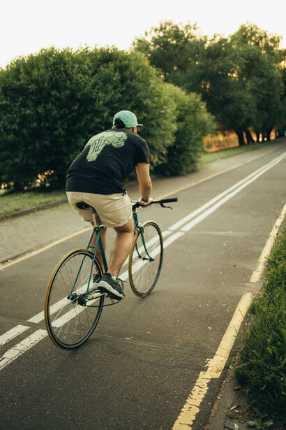 Ciclismo no Parque Ibirapuera em São Paulo, Brasil