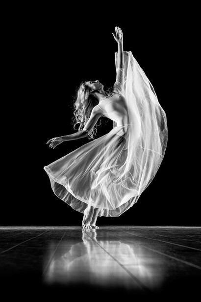 Ballerina sul palcoscenico