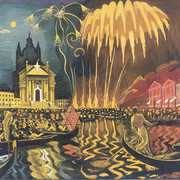 J. F. Willumsen The Festival of Redentore in Venice, Palazzo Balbi on Canal, 1929 Oil on canvas J. F. Willumsens Museum © 2014 Artists Rights Society (ARS), New York / billedkunst.dk