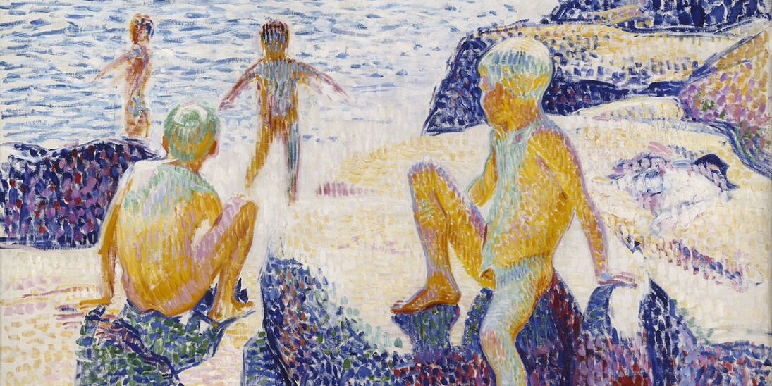 Verner Thomé: Bathing Boys, 1910. Ateneum Art Museum, coll. Hoving. Photo: Finnish National Gallery / Hannu Aaltonen